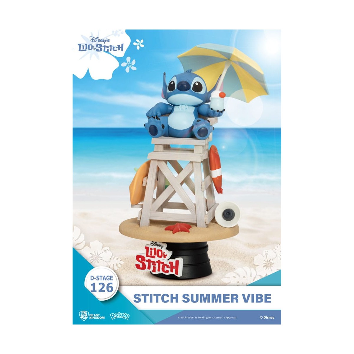 Beast Kingdom Disney Lilo & Stitch - Stitch Summer Vibe - D-Stage 