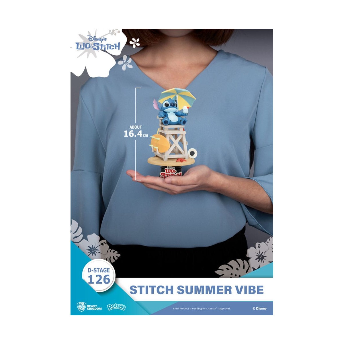 Beast Kingdom Disney Lilo & Stitch - Stitch Summer Vibe - D-Stage 