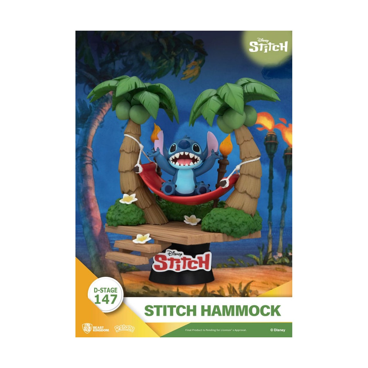 Beast Kingdom Disney Lilo & Stitch - Hamaca Stitch - D-Stage