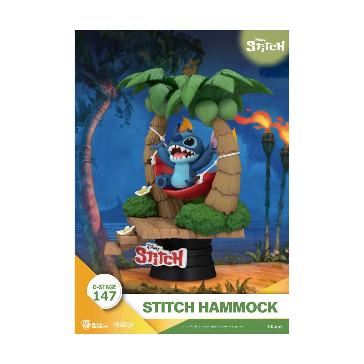 Beast Kingdom Disney Lilo & Stitch - Hamaca Stitch - D-Stage