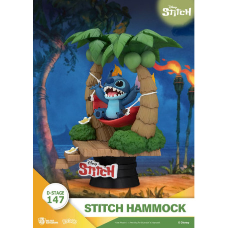 Beast Kingdom Disney Lilo & Stitch - Hamaca Stitch - D-Stage