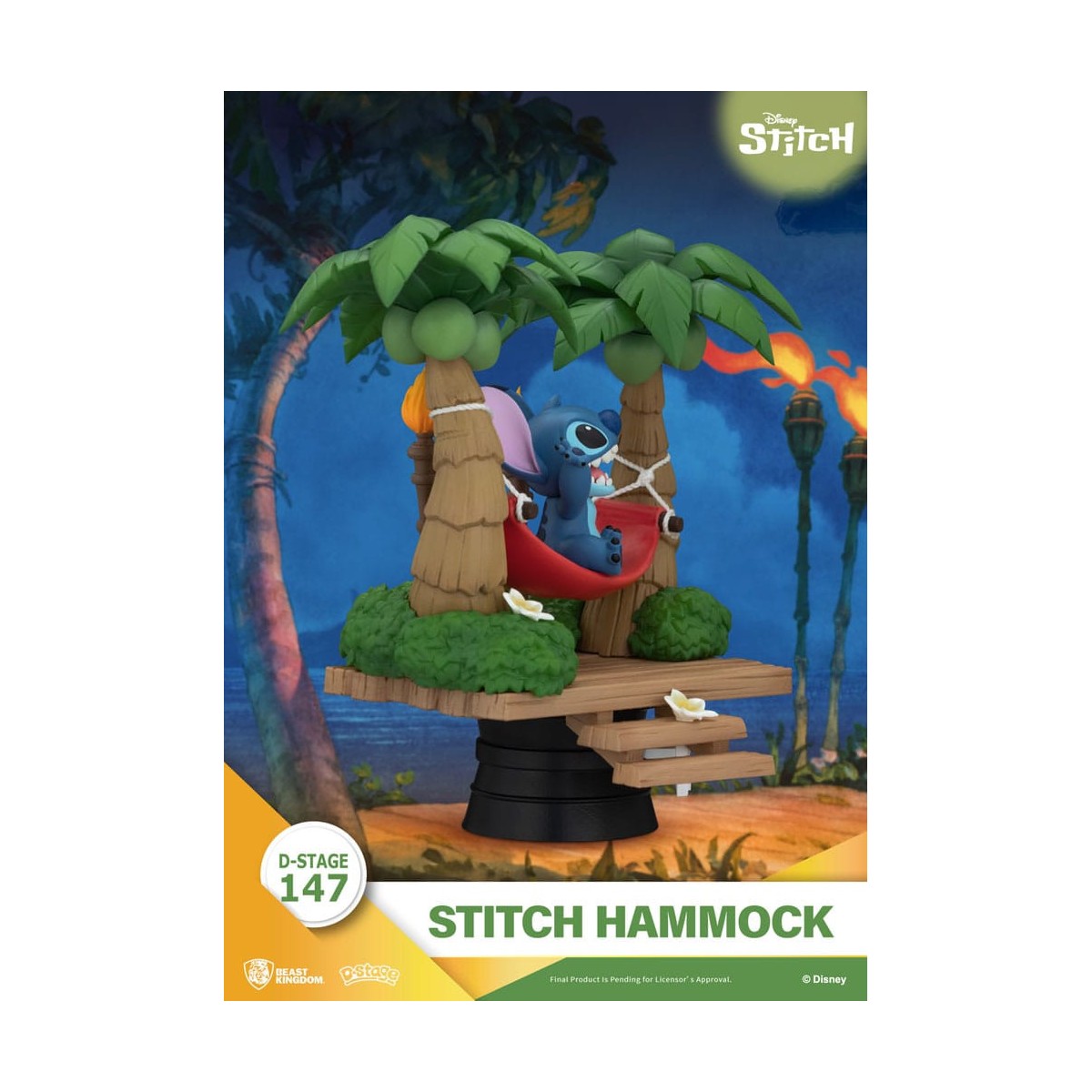 Beast Kingdom Disney Lilo & Stitch - Hamaca Stitch - D-Stage