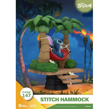 Beast Kingdom Disney Lilo & Stitch - Hamaca Stitch - D-Stage