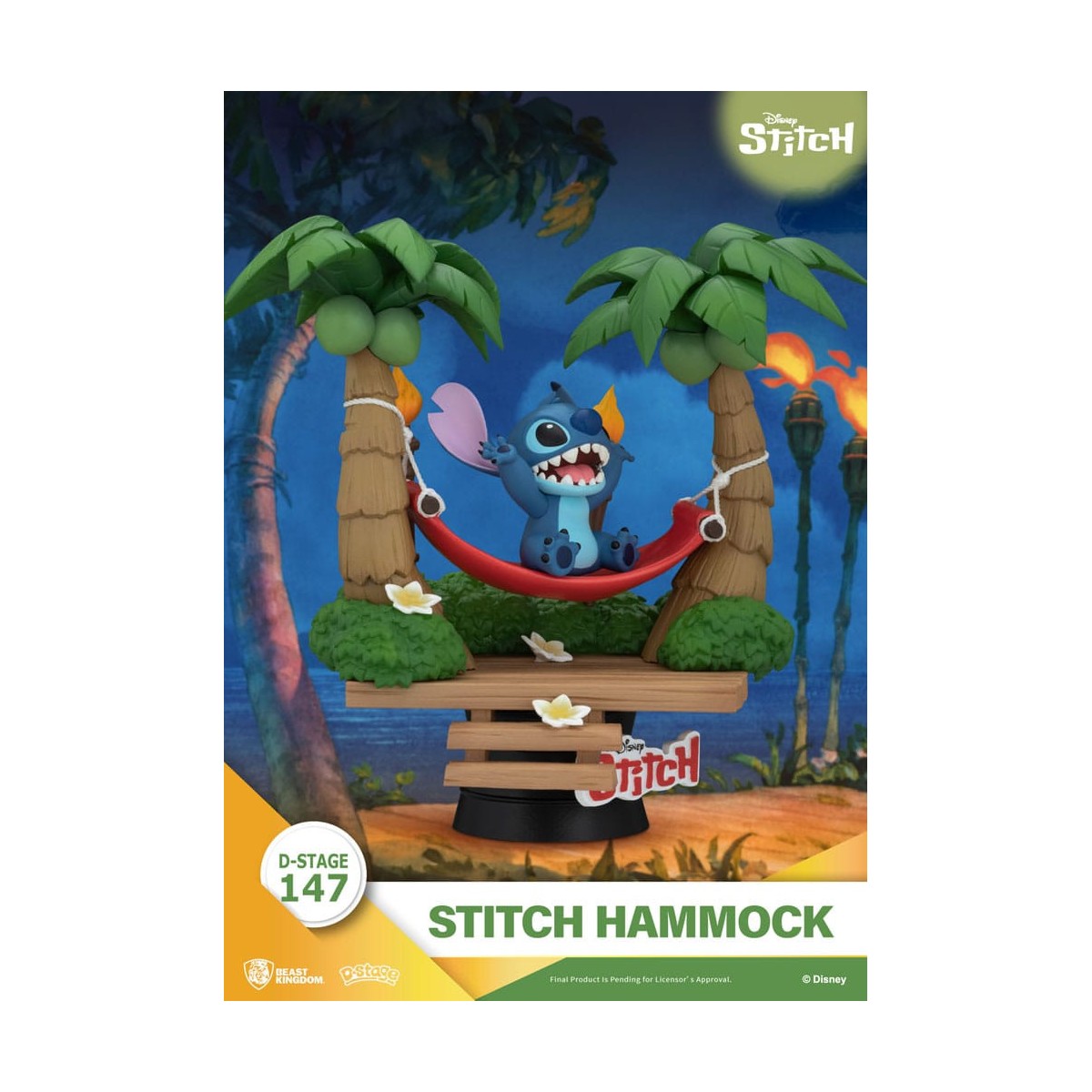 Beast Kingdom Disney Lilo & Stitch - Hamaca Stitch - D-Stage