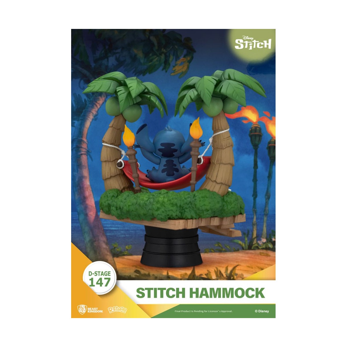 Beast Kingdom Disney Lilo & Stitch - Hamaca Stitch - D-Stage