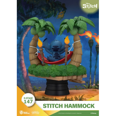 Beast Kingdom Disney Lilo & Stitch - Hamaca Stitch - D-Stage