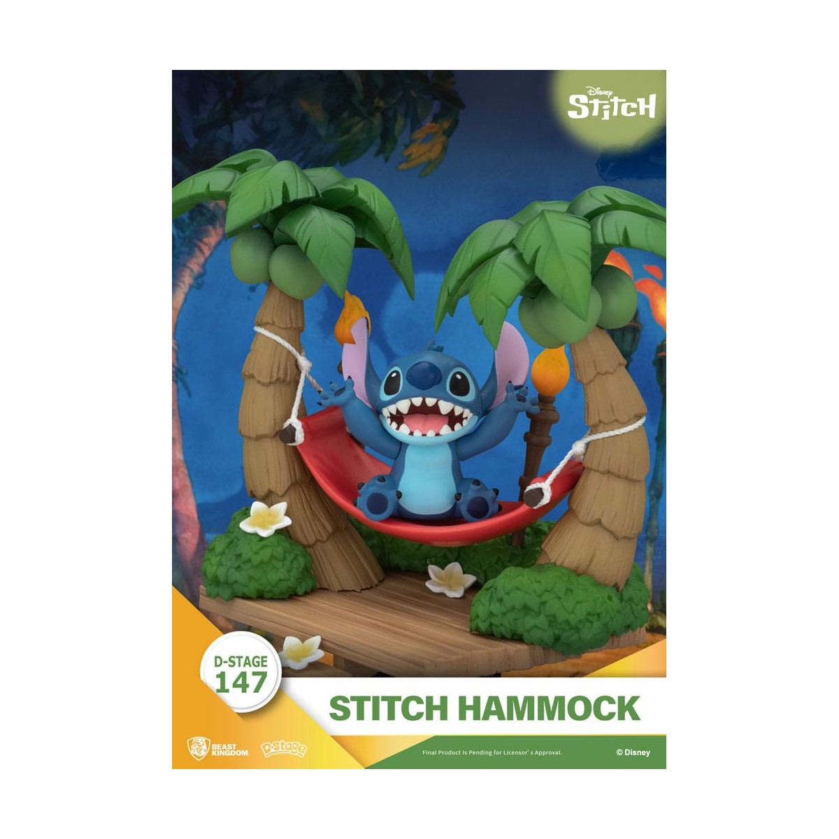Beast Kingdom Disney Lilo & Stitch - Hamaca Stitch - D-Stage
