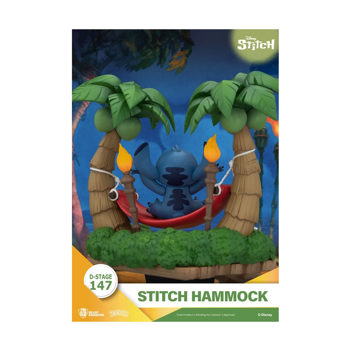 Beast Kingdom Disney Lilo & Stitch - Hamaca Stitch - D-Stage