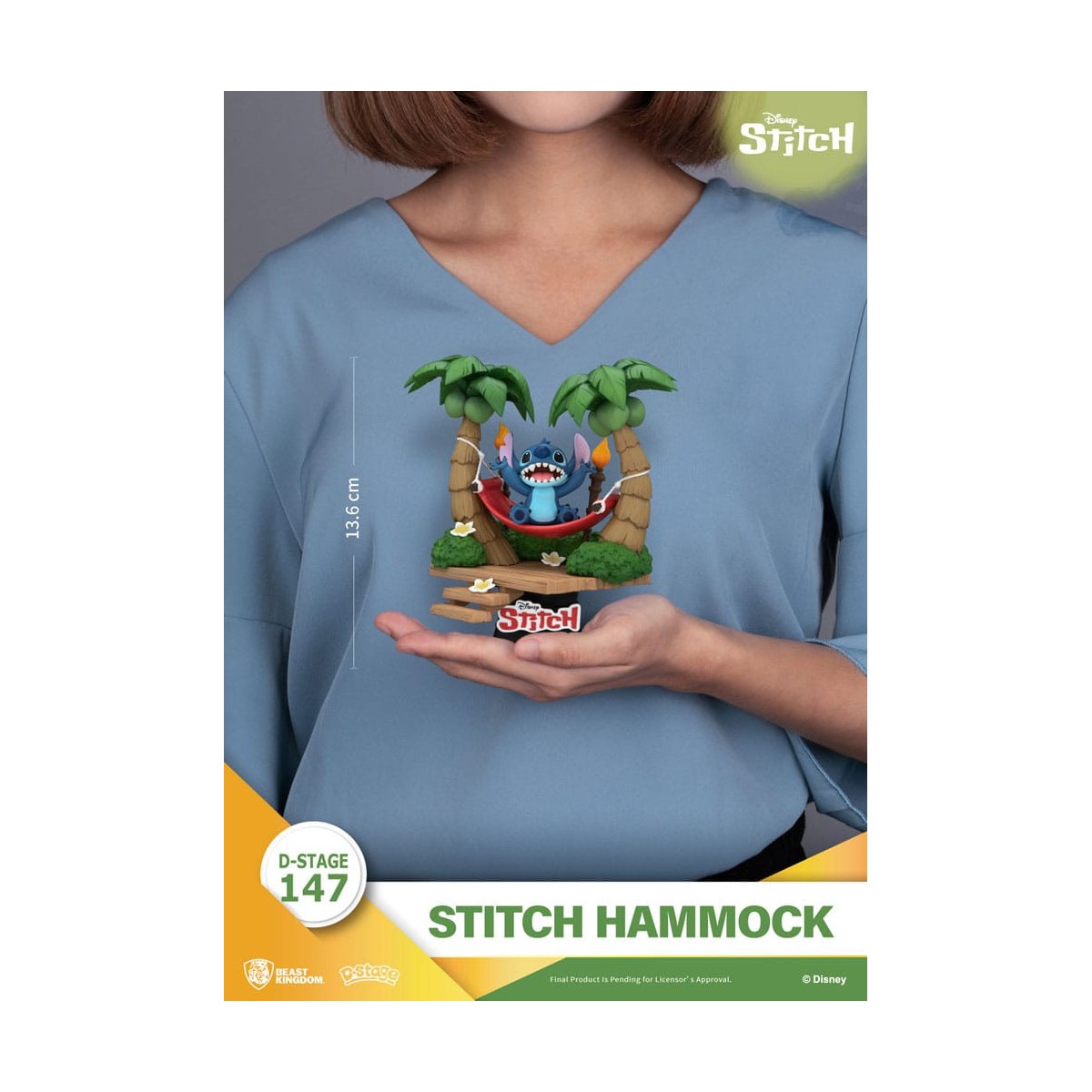Beast Kingdom Disney Lilo & Stitch - Hamaca Stitch - D-Stage