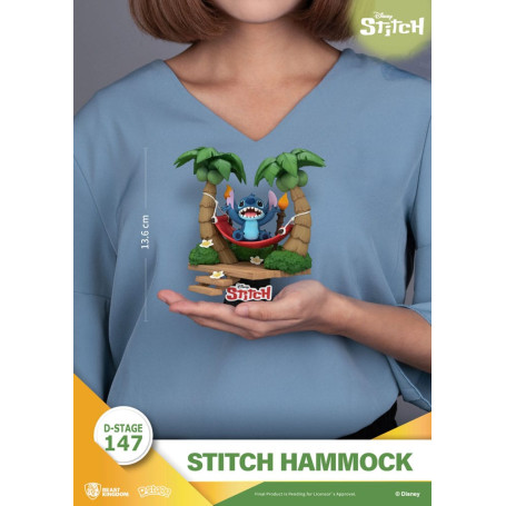 Beast Kingdom Disney Lilo & Stitch - Hamaca Stitch - D-Stage