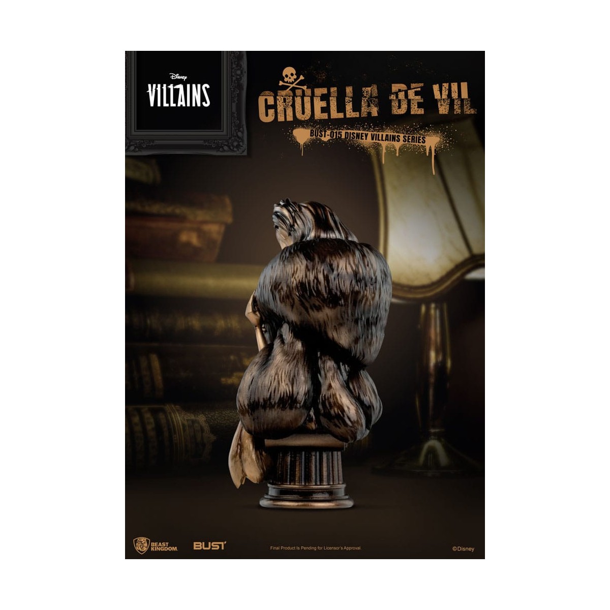Beast Kingdom - Disney Villains Series Cruella De Vil busto pvc