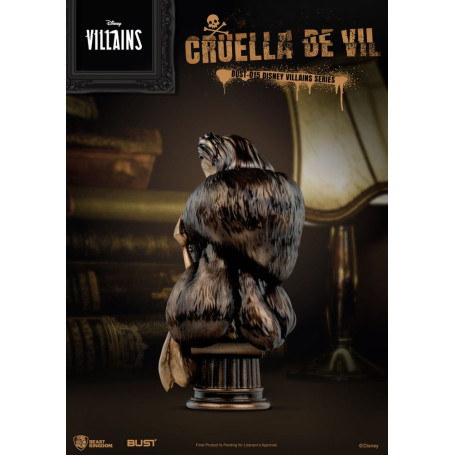 Beast Kingdom - Disney Villains Series Cruella De Vil busto pvc