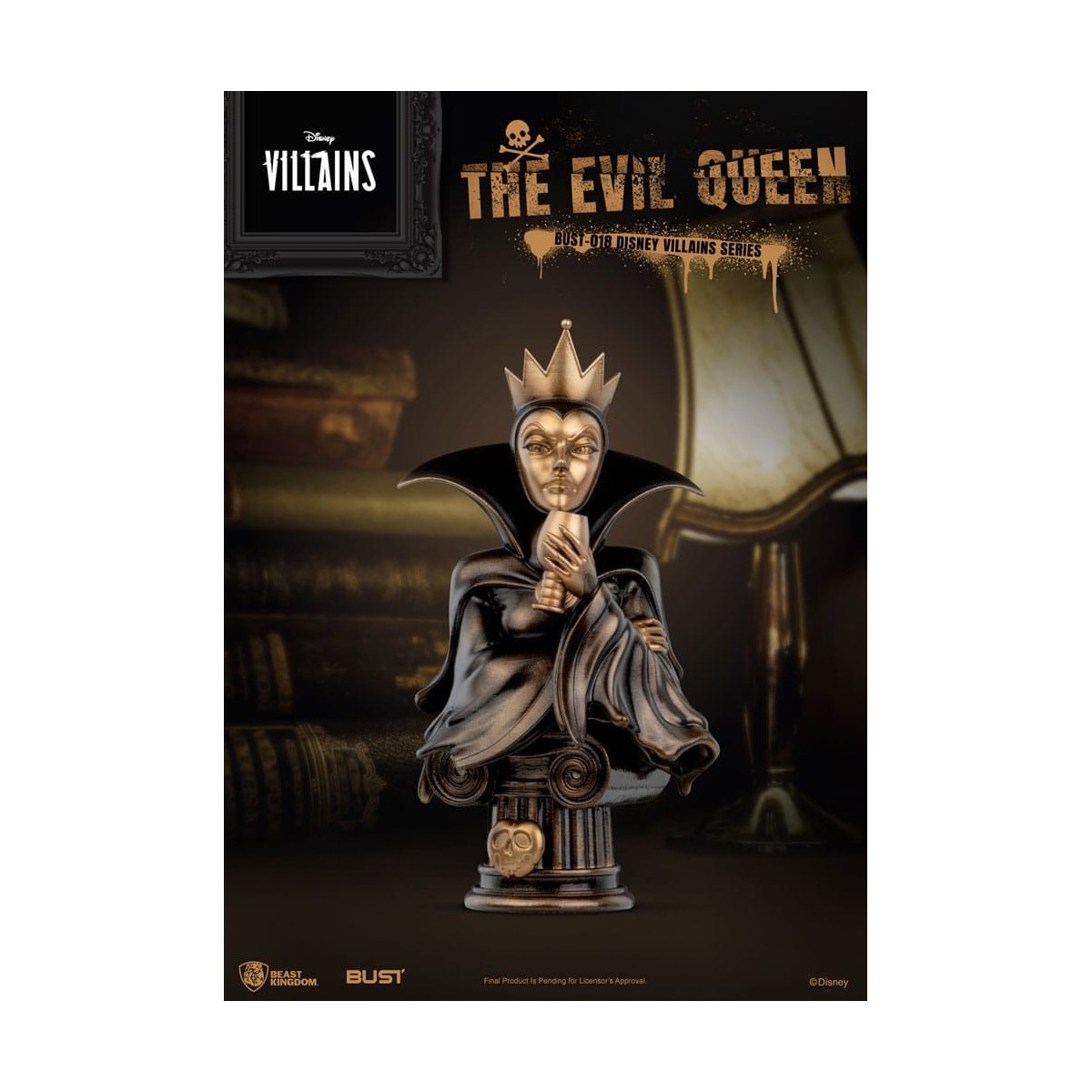 Reino de la Bestia - Serie Villanos Disney La Reina Malvada busto pvc