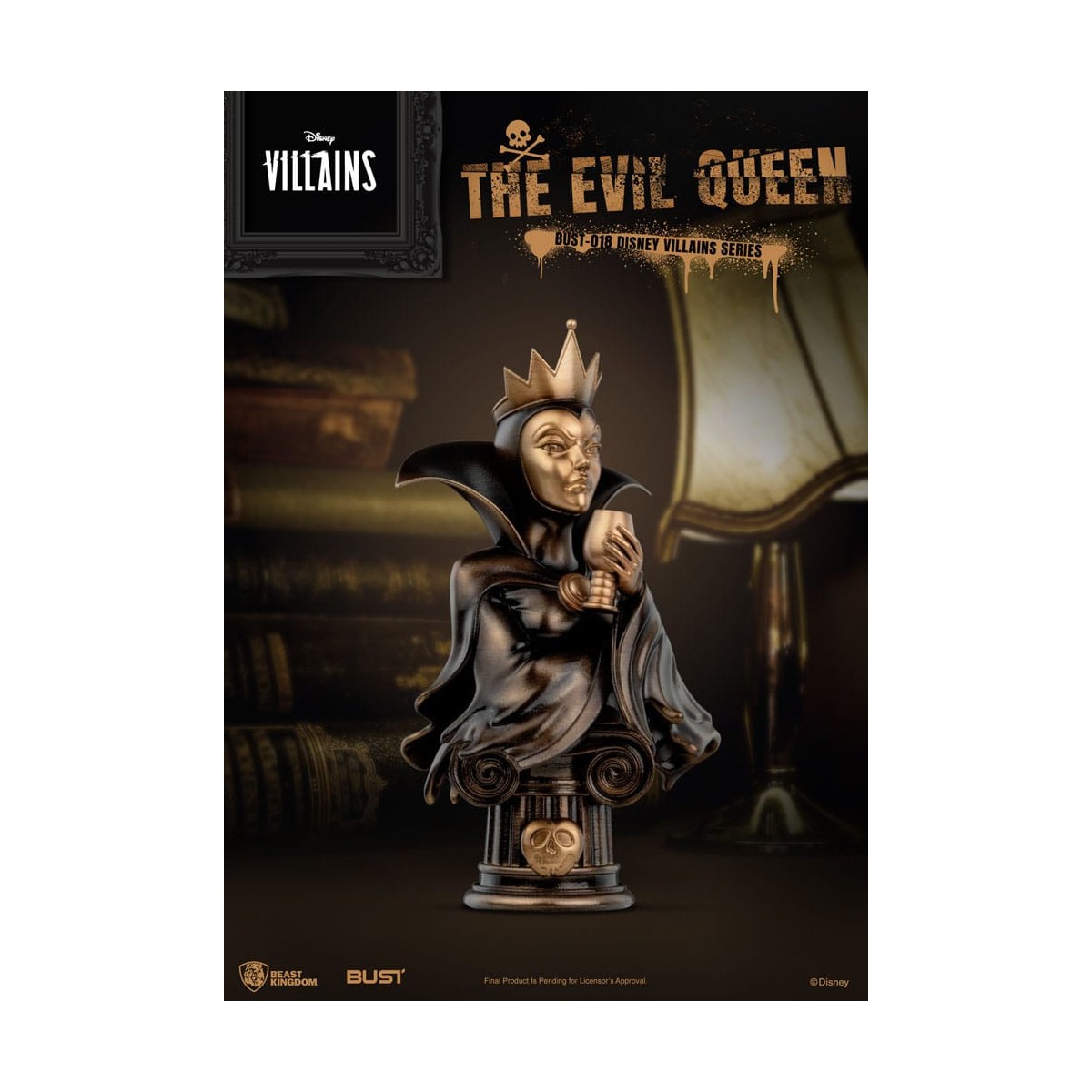 Reino de la Bestia - Serie Villanos Disney La Reina Malvada busto pvc
