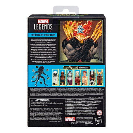 Marvel Legends Strange Tales - Arma de Venganza (Hellverine) - Corazón Negro BAF