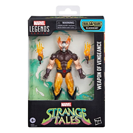 Marvel Legends Strange Tales - Arma de Venganza (Hellverine) - Corazón Negro BAF