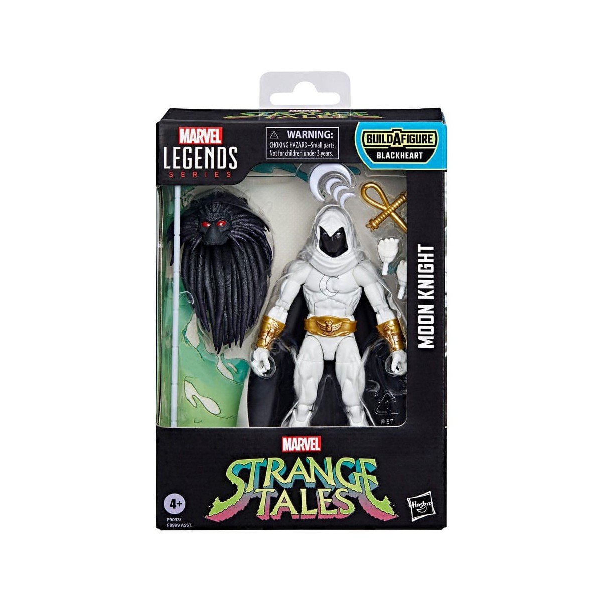 Marvel Legends Strange Tales - Caballero Luna - Corazón Negro BAF