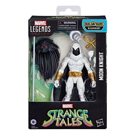 Marvel Legends Strange Tales - Caballero Luna - Corazón Negro BAF
