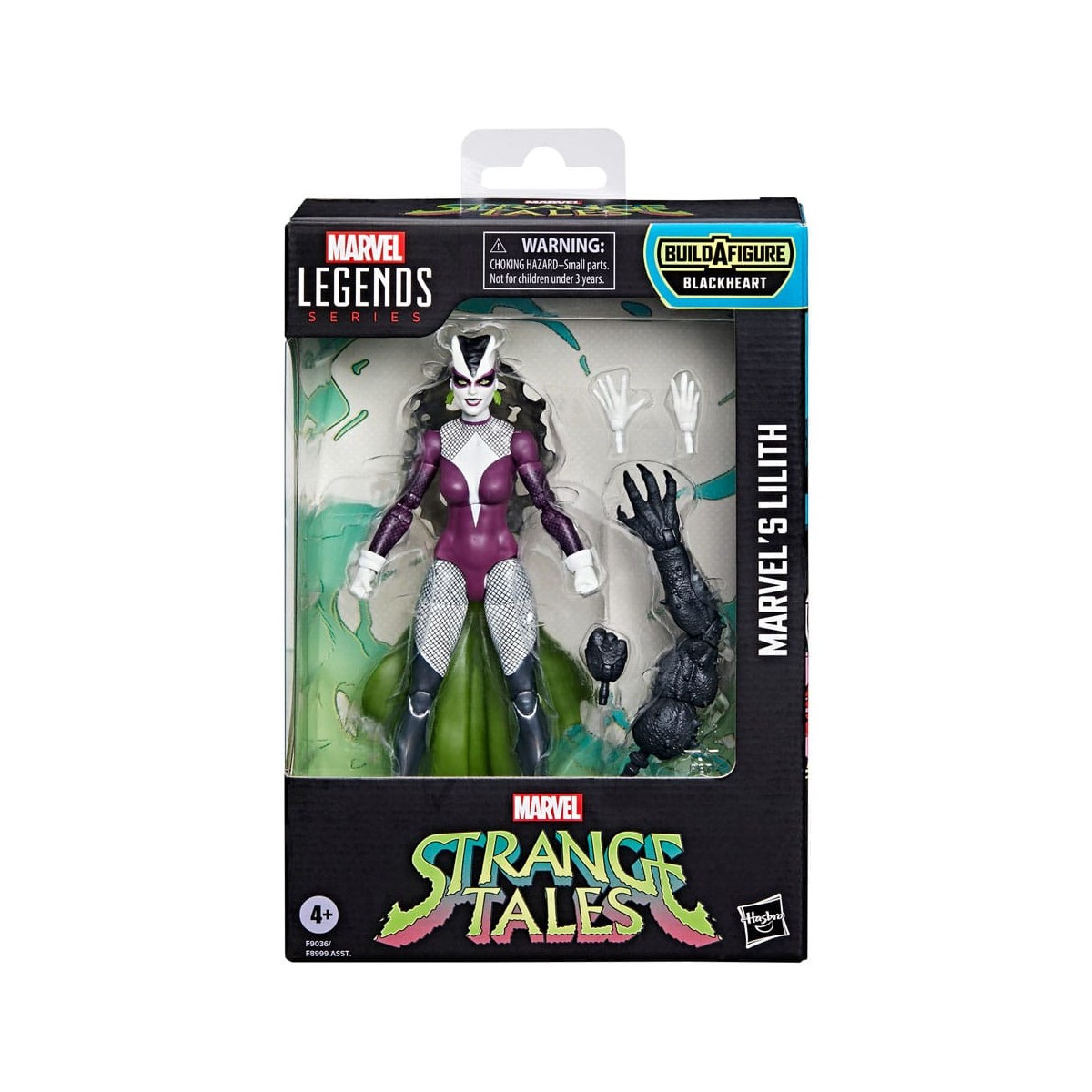 Marvel Legends Strange Tales - Lilith - Corazón Negro BAF