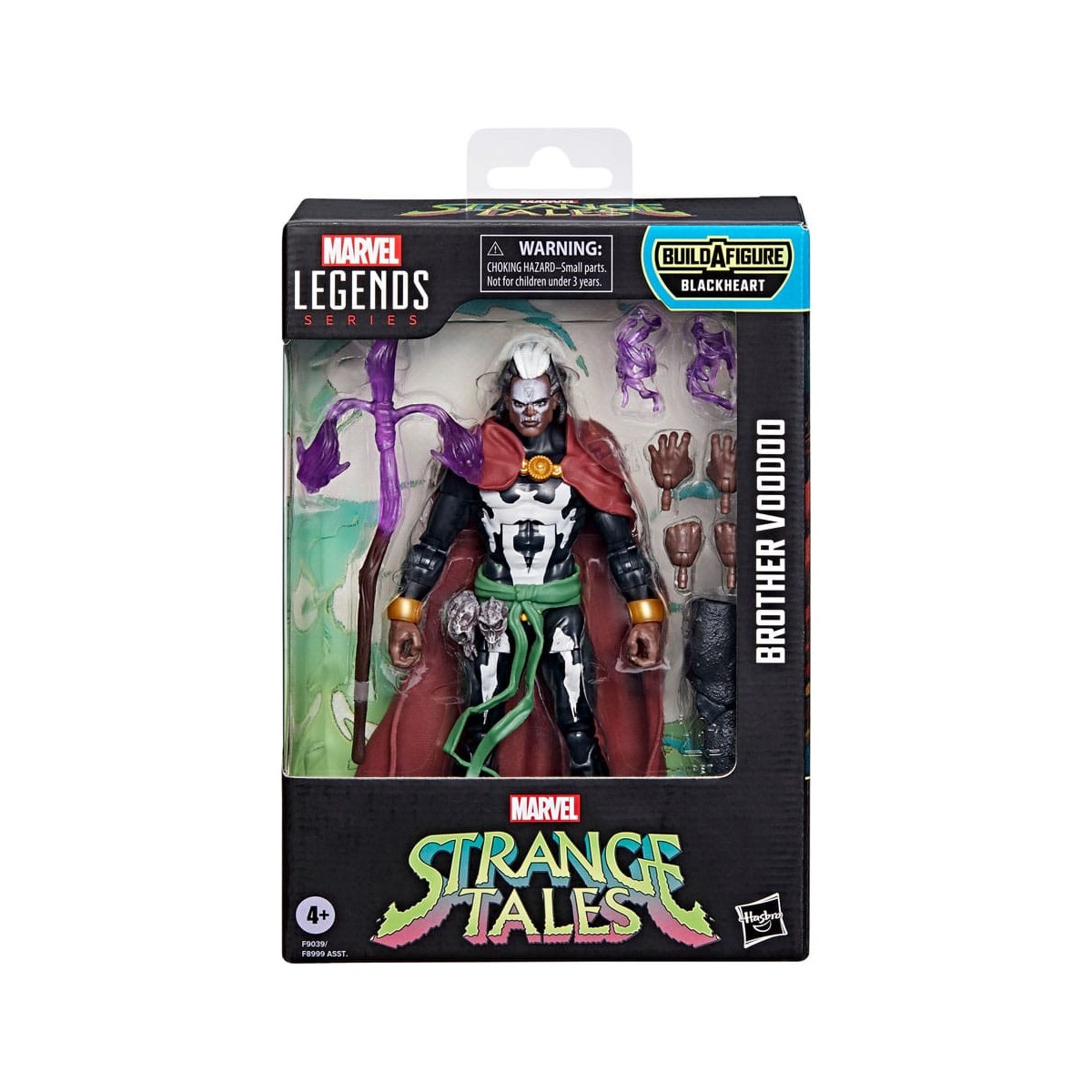 Marvel Legends Strange Tales - Hermano Voodoo - Corazón Negro BAF