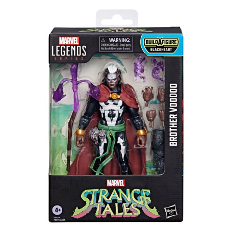 Marvel Legends Strange Tales - Hermano Voodoo - Corazón Negro BAF