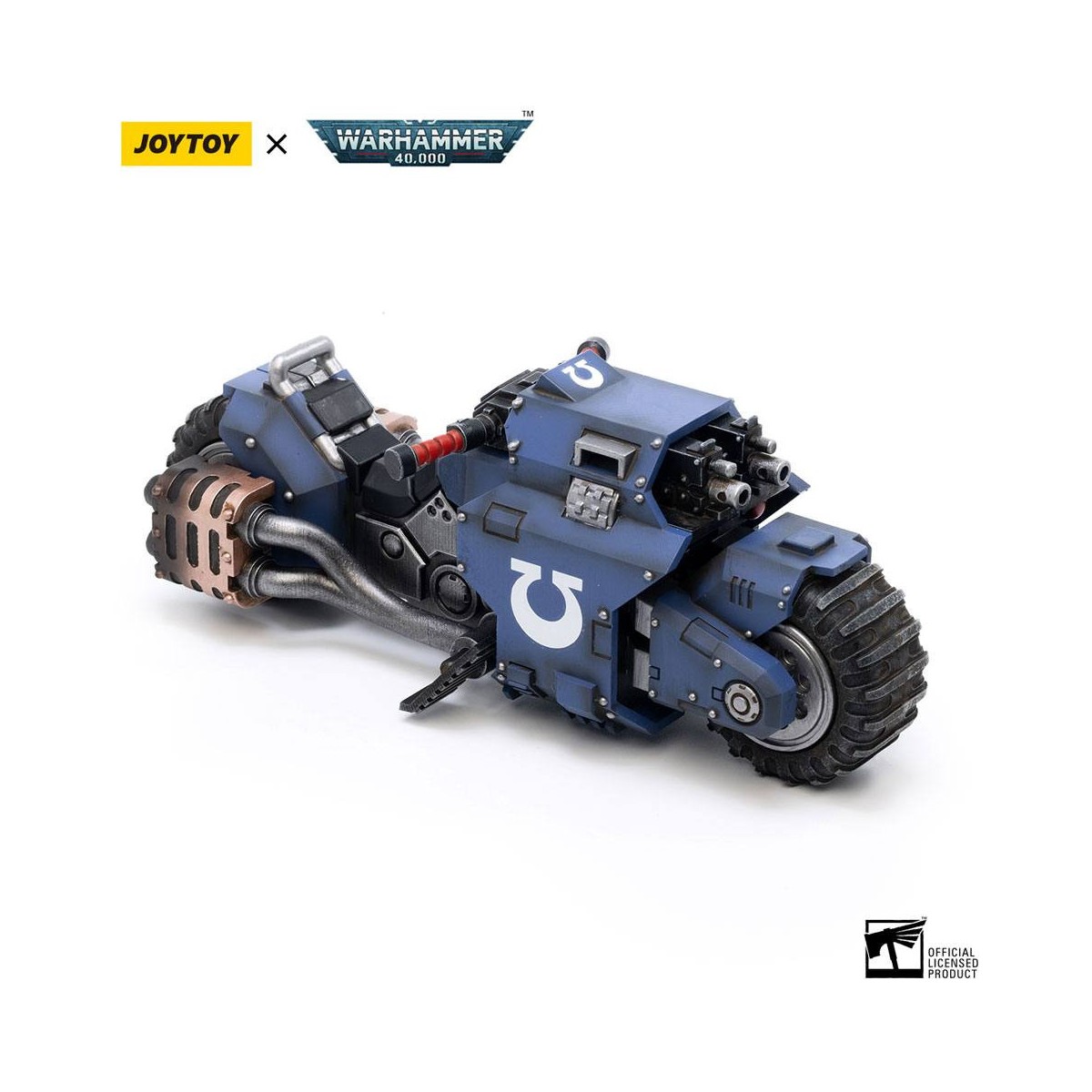 JoyToy Marines Espaciales - Ultramarines - Moto Outrider 1/18 - Warhammer 40K