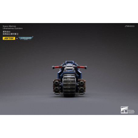 JoyToy Marines Espaciales - Ultramarines - Moto Outrider 1/18 - Warhammer 40K