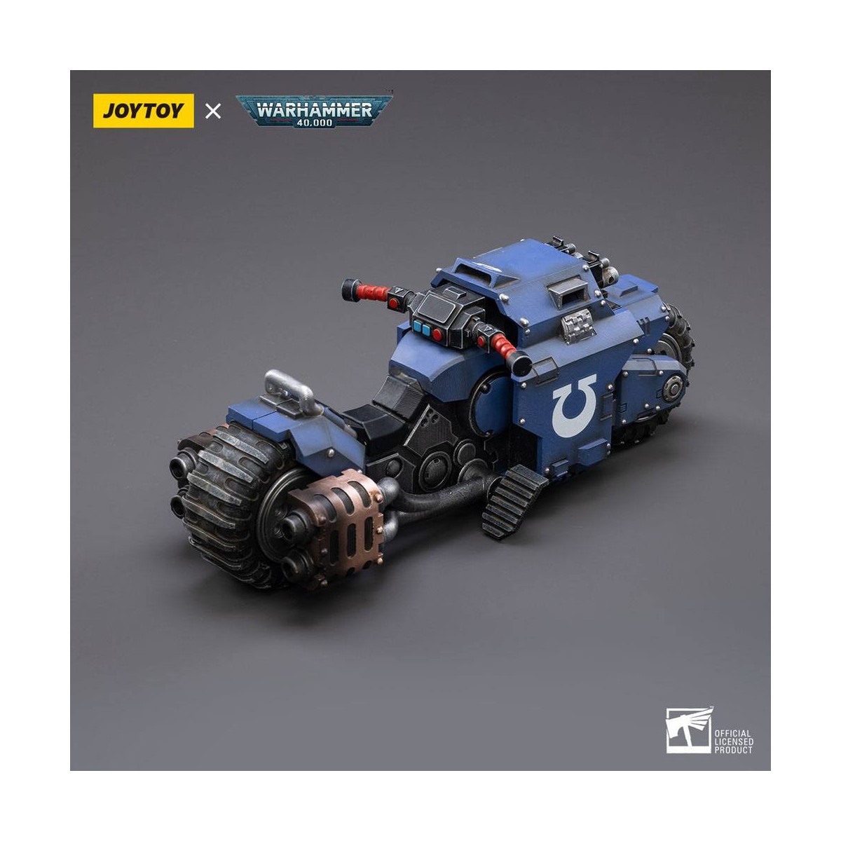 JoyToy Marines Espaciales - Ultramarines - Moto Outrider 1/18 - Warhammer 40K