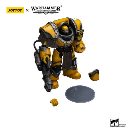 JoyToy Imperial Fists - Legion Cataphractii Terminator Squad - Legion Cataphractii with Heavy Flamer 1/18