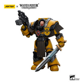JoyToy Imperial Fists - Legion Cataphractii Terminator Squad - Legion Cataphractii with Power Sword 1/18