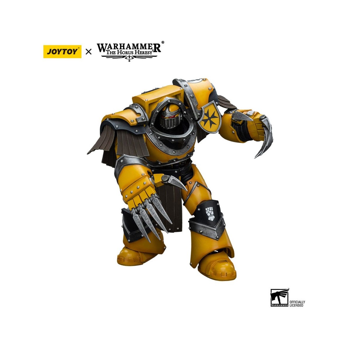 JoyToy Imperial Fists - Legion Cataphractii Terminator Squad - Legion Cataphractii with Lightning Claws 1/18