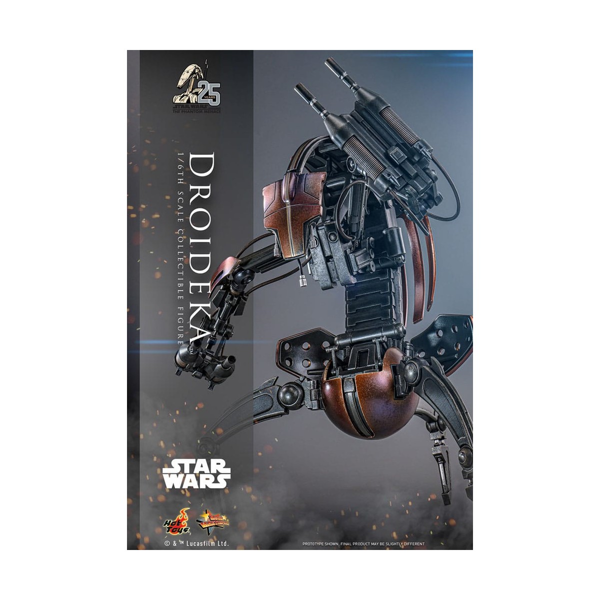 Hot Toys Star Wars La Amenaza Fantasma - Droideka MMS 1/6