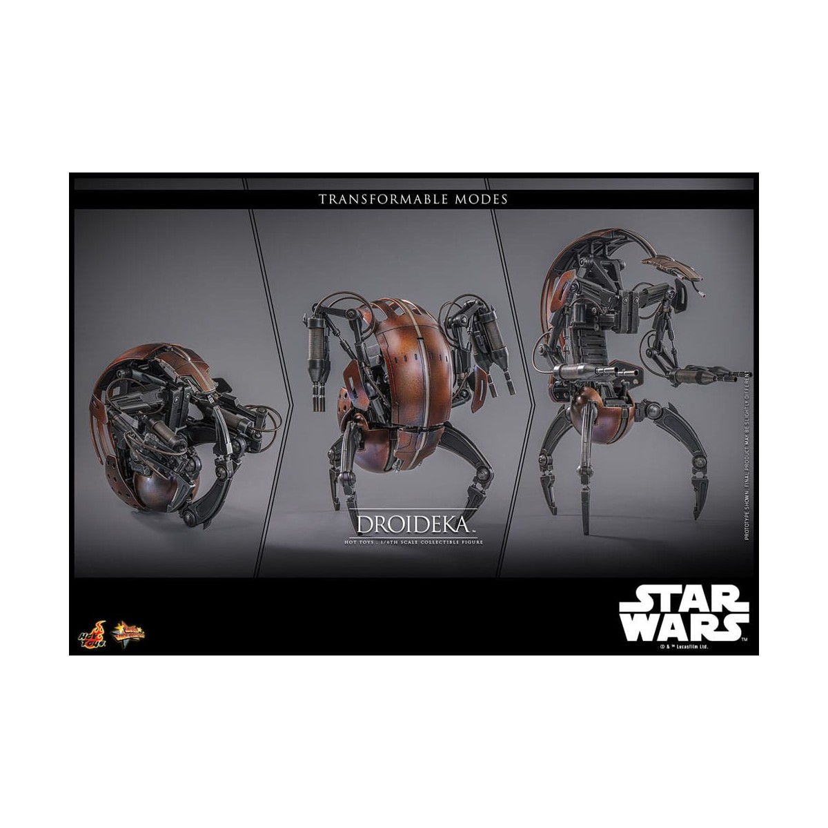 Hot Toys Star Wars La Amenaza Fantasma - Droideka MMS 1/6