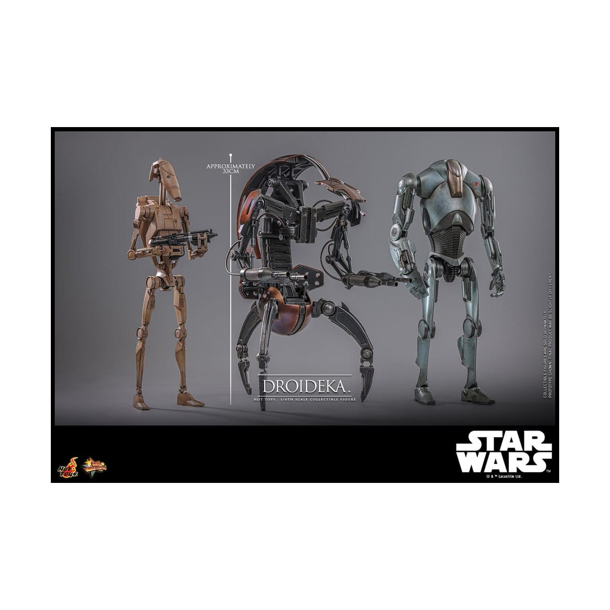 Hot Toys Star Wars La Amenaza Fantasma - Droideka MMS 1/6