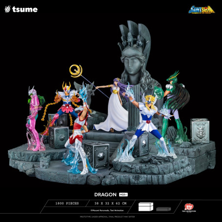Tsume Estatua HQS+ Saint Seiya - Shiryu of the Dragon V.1 1/4
