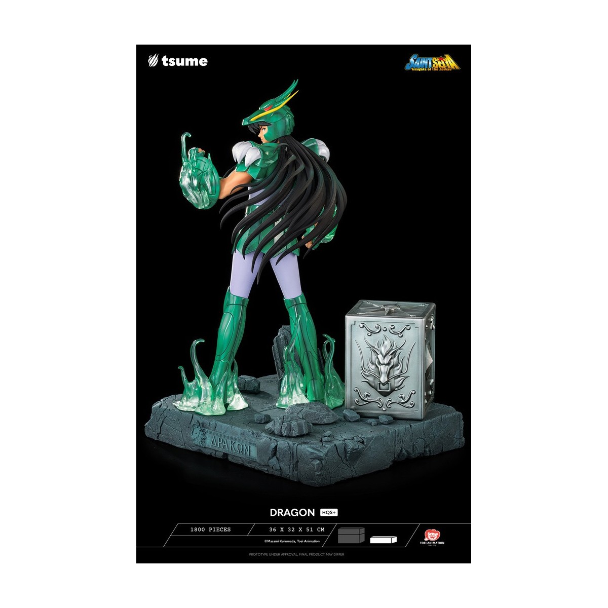Tsume Estatua HQS+ Saint Seiya - Shiryu of the Dragon V.1 1/4