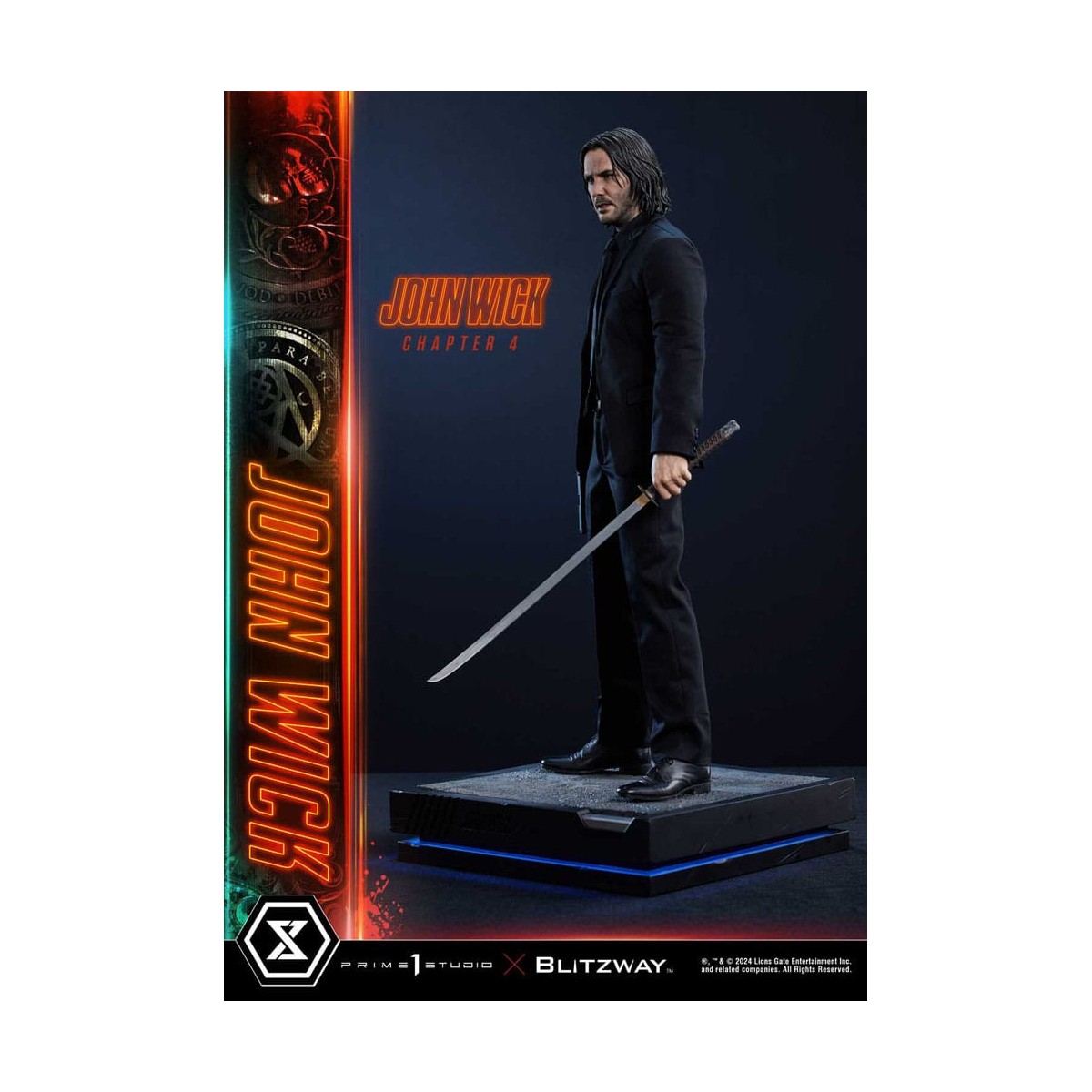Prime 1 Studio - John Wick Capítulo 4 Ultimate Premium Masterline Series 1/4 John Wick Versión Deluxe