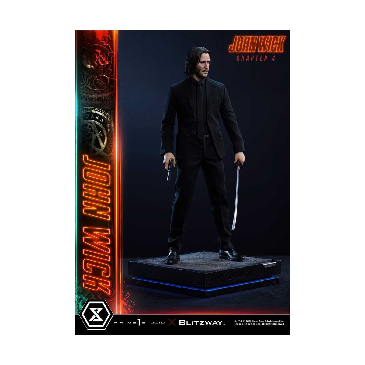 Prime 1 Studio - John Wick Capítulo 4 Ultimate Premium Masterline Series 1/4 John Wick Versión Deluxe