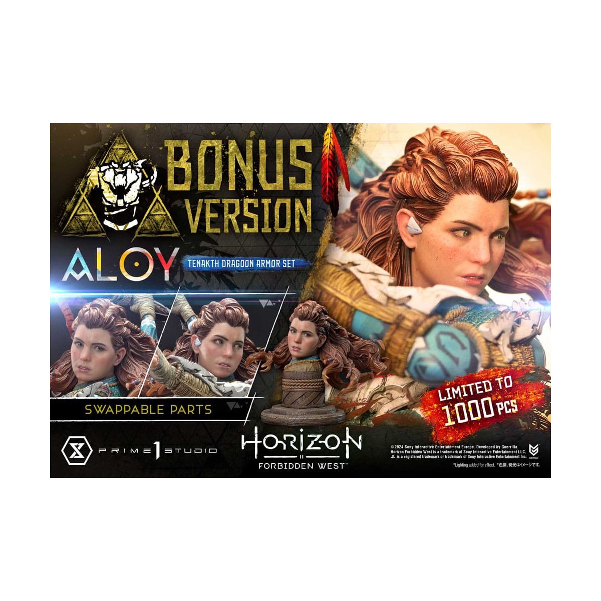 Prime 1 Studio - Aloy Bonus Version Tenakth Dragoon - Horizon Forbidden West Ultimate Premium Masterline Series 1/4
