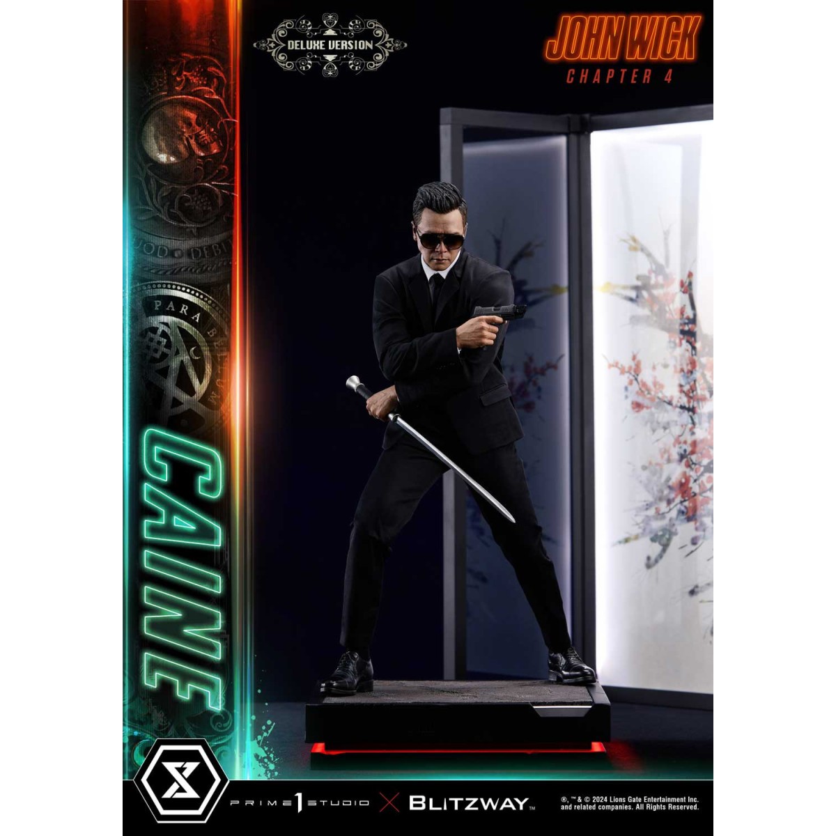 Prime 1 Studio - John Wick Capítulo 4 Ultimate Premium Masterline Series 1/4 Caine Deluxe Version