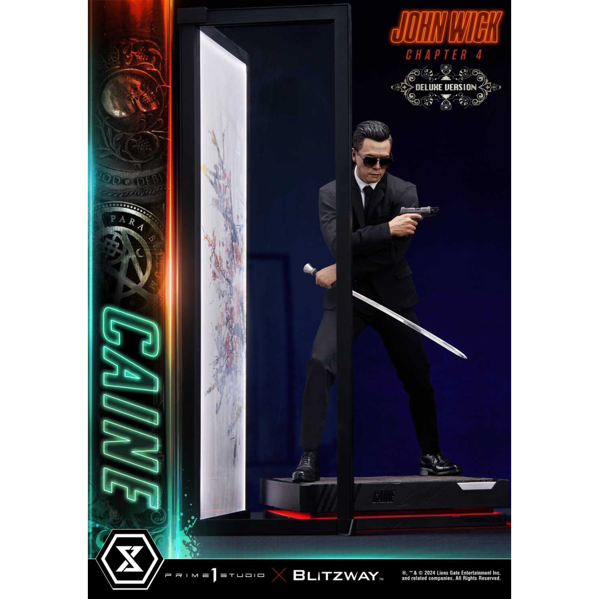 Prime 1 Studio - John Wick Capítulo 4 Ultimate Premium Masterline Series 1/4 Caine Deluxe Version