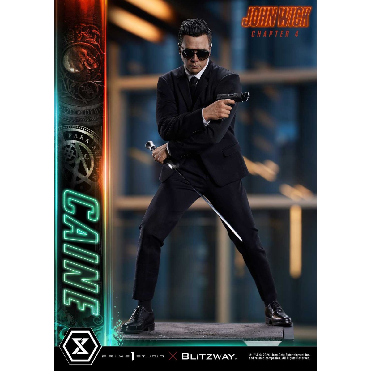 Prime 1 Studio - John Wick Capítulo 4 Ultimate Premium Masterline Series 1/4 Caine Deluxe Version