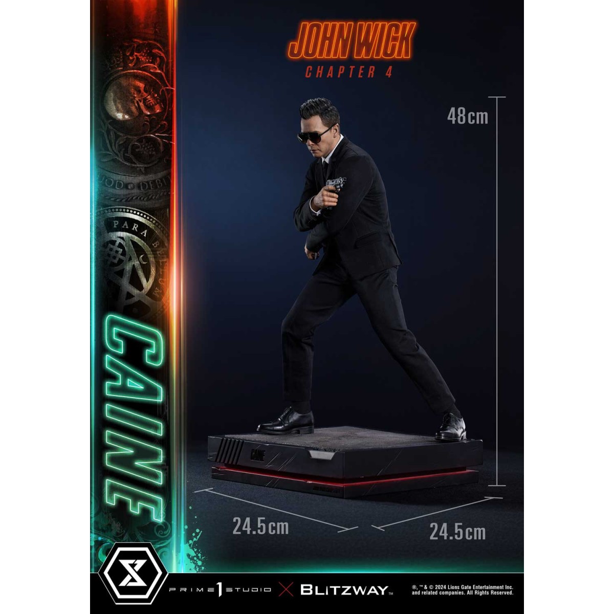 Prime 1 Studio - John Wick Capítulo 4 Ultimate Premium Masterline Series 1/4 Caine Deluxe Version
