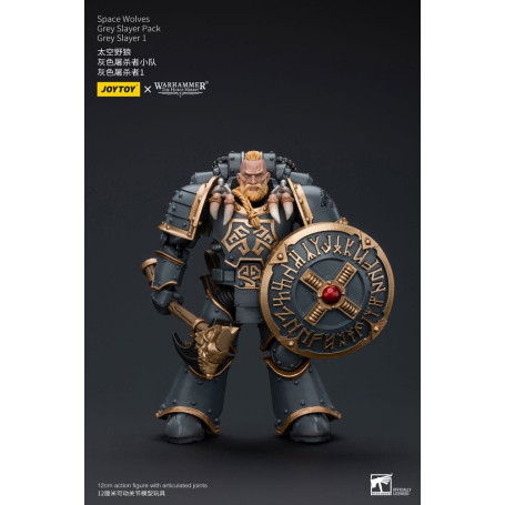 JoyToy Space Marines - Space Wolves - Grey Slayer Pack - Grey Slayer 1 1/18 - La Herejía de Horus