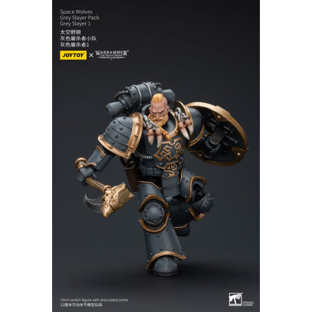 JoyToy Space Marines - Space Wolves - Grey Slayer Pack - Grey Slayer 1 1/18 - La Herejía de Horus