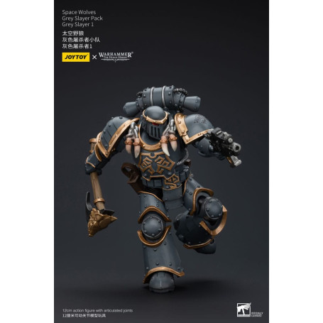 JoyToy Space Marines - Space Wolves - Grey Slayer Pack - Grey Slayer 1 1/18 - La Herejía de Horus