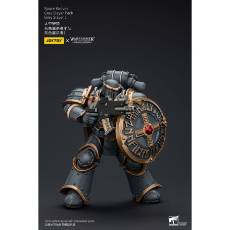 JoyToy Space Marines - Space Wolves - Grey Slayer Pack - Grey Slayer 1 1/18 - La Herejía de Horus