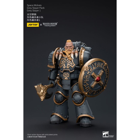 JoyToy Space Marines - Space Wolves - Grey Slayer Pack - Grey Slayer 1 1/18 - La Herejía de Horus