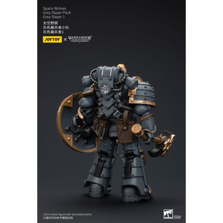 JoyToy Space Marines - Space Wolves - Grey Slayer Pack - Grey Slayer 1 1/18 - La Herejía de Horus