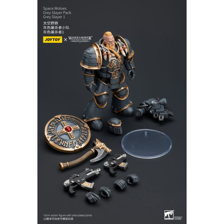 JoyToy Space Marines - Space Wolves - Grey Slayer Pack - Grey Slayer 1 1/18 - La Herejía de Horus